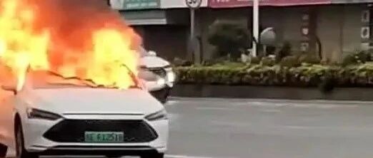 可怕！中山一秦PLUS DM-i起火
