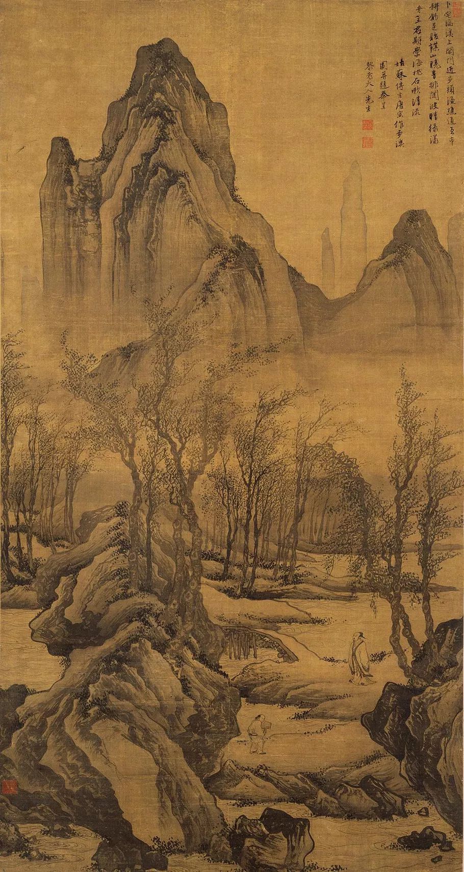唐寅 山水 山水 唐寅