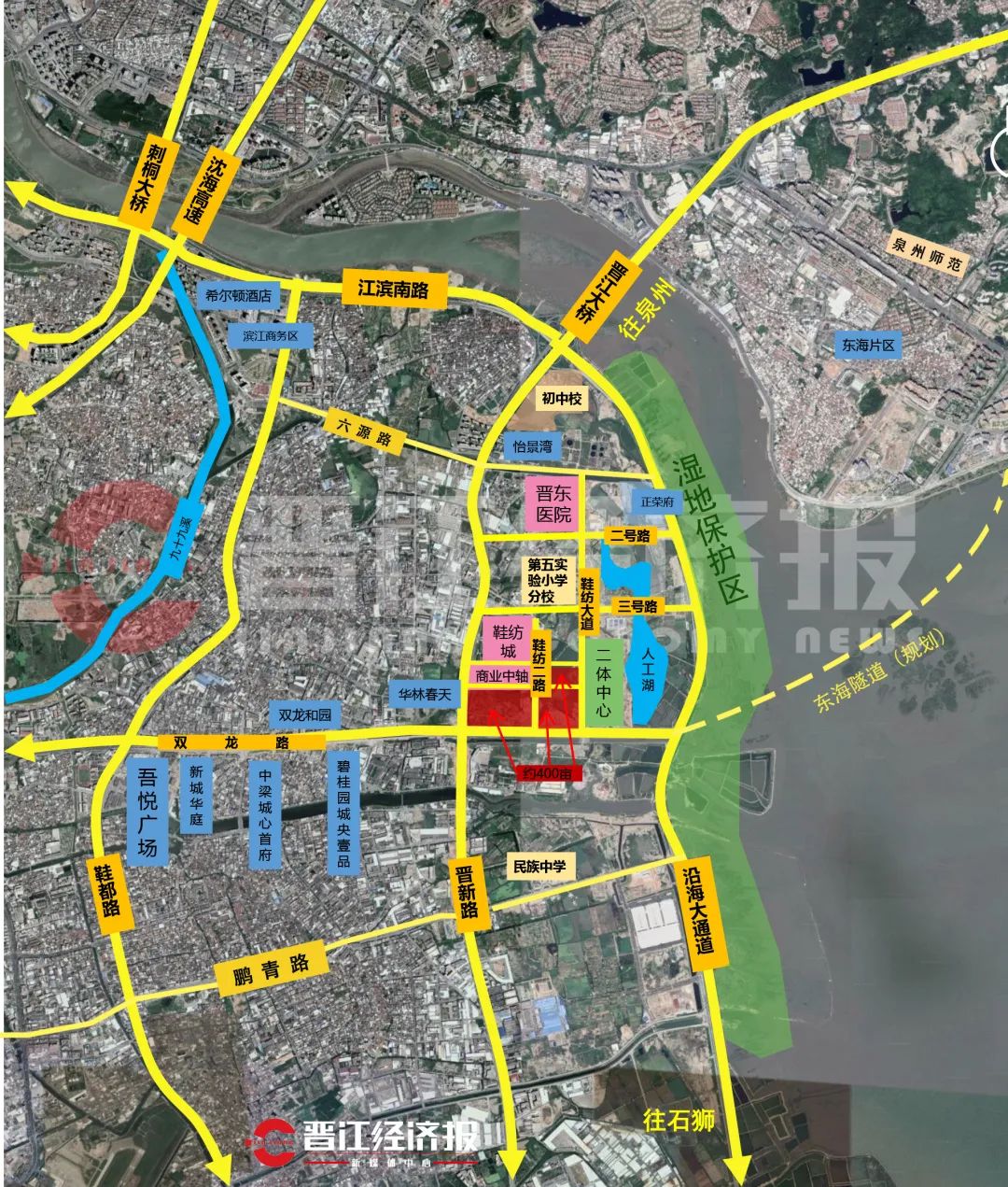 晋江磁灶镇区规划图图片