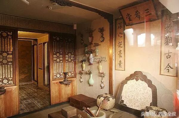 红木历史篇|乾隆书房只8平米！紫檀家具三件，尽藏稀世奇珍！