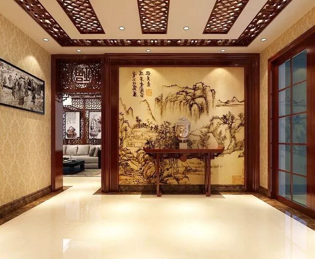 招财纳气，开门"三见"--红木玄关的风水