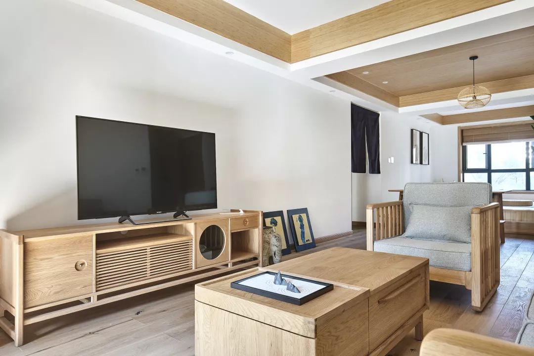 131平的日式風三居室，輕鬆舒適而又文藝簡約的家 家居 第4張