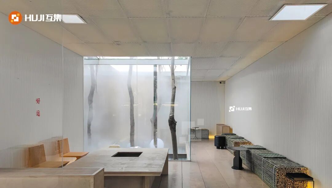 保留野趣，森林里的野空间集装箱咖啡店-HUJI互集