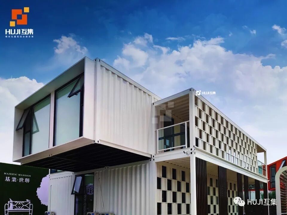 中津基业临时售楼部｜55天打造1100㎡现代集装箱乐园，快装时代，光影之间-HUJI互集