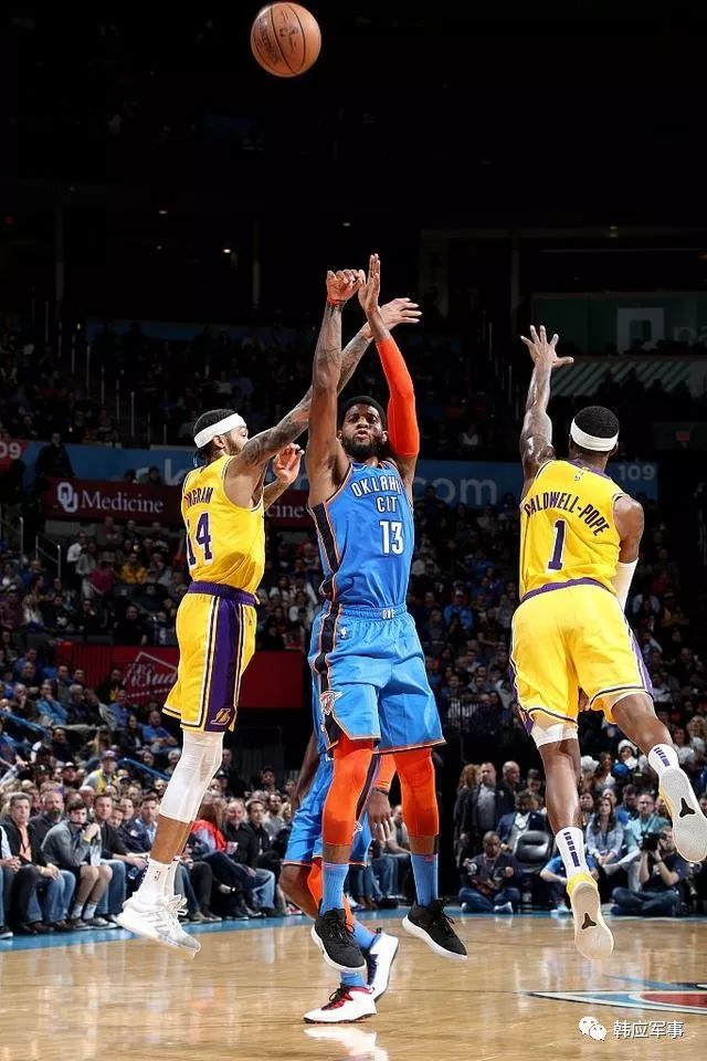 NBA常規賽：湖人138-128雷霆，球哥關鍵3分拯救球隊，湖人力克雷霆 未分類 第4張