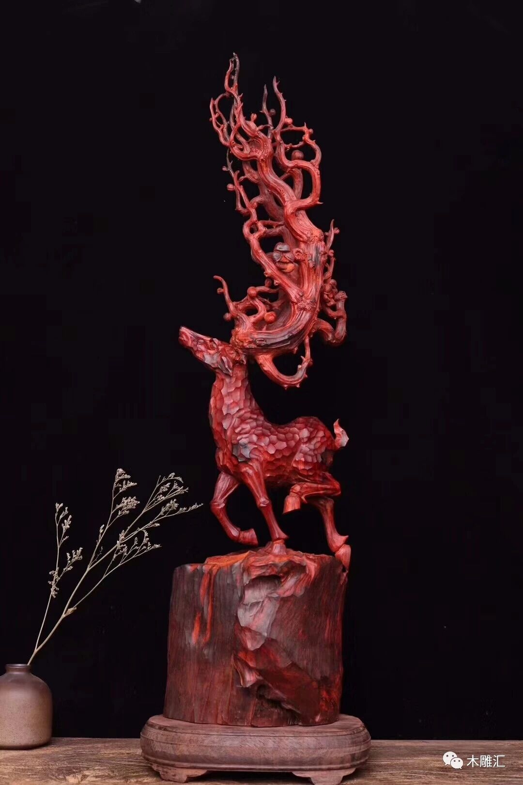 小叶紫檀料质的十个等级，最高级的十分少见(组图欣赏)