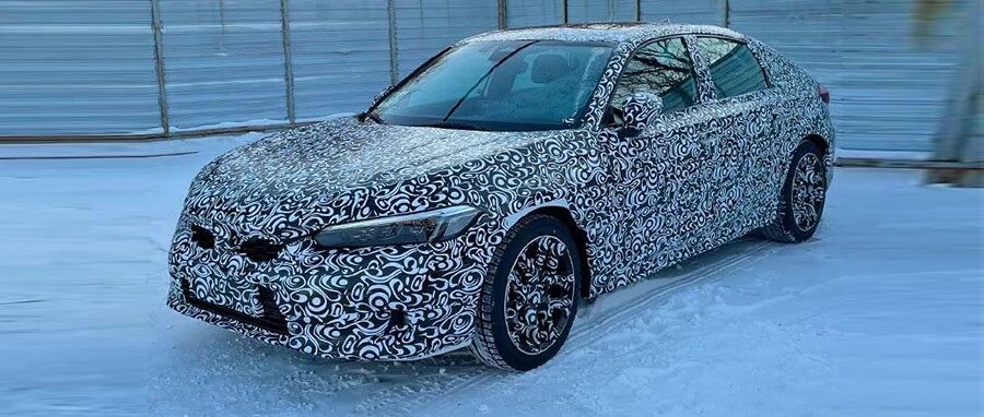 本田第11代思域两厢版国内实拍 真没上一代战斗了