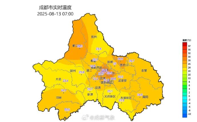 最高36℃！多分散阵雨或雷雨，成都闷热天又回来了插图