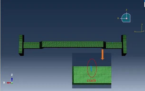 算例丨基于ABAQUS的滚子轴承保持架横梁裂纹扩展仿真分析的图2