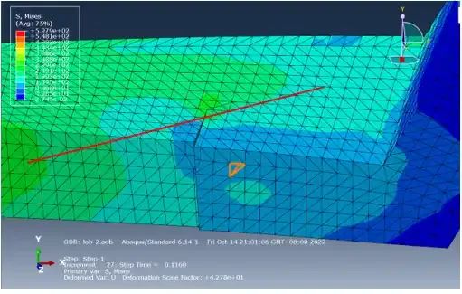 算例丨基于ABAQUS的滚子轴承保持架横梁裂纹扩展仿真分析的图10
