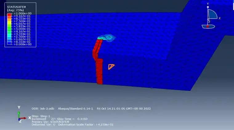 算例丨基于ABAQUS的滚子轴承保持架横梁裂纹扩展仿真分析的图12