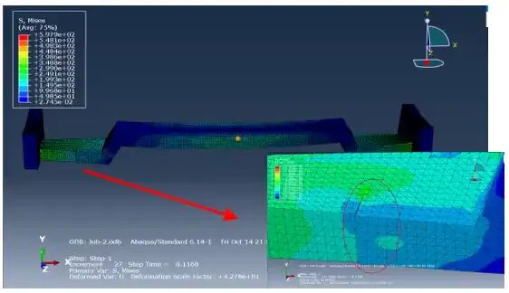 算例丨基于ABAQUS的滚子轴承保持架横梁裂纹扩展仿真分析的图9