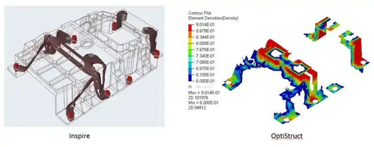 基于solidThinking的副仪表板支撑铝架拓扑优化的图15