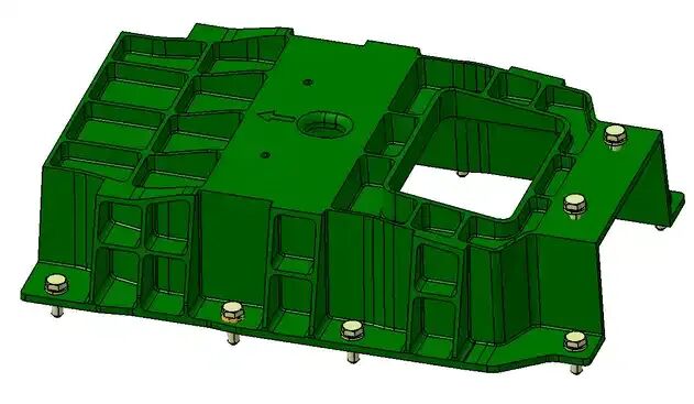 基于solidThinking的副仪表板支撑铝架拓扑优化的图3