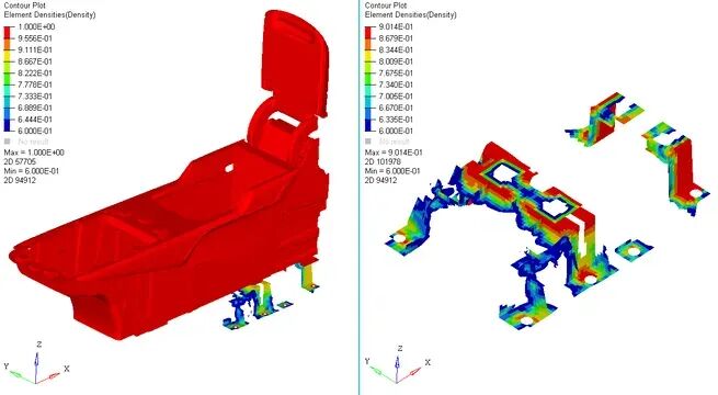 基于solidThinking的副仪表板支撑铝架拓扑优化的图13