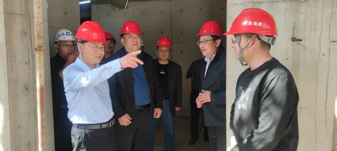 随后到已竣工交付使用的鼎晨御园和金地明珠项目进行调研,仔细查看了