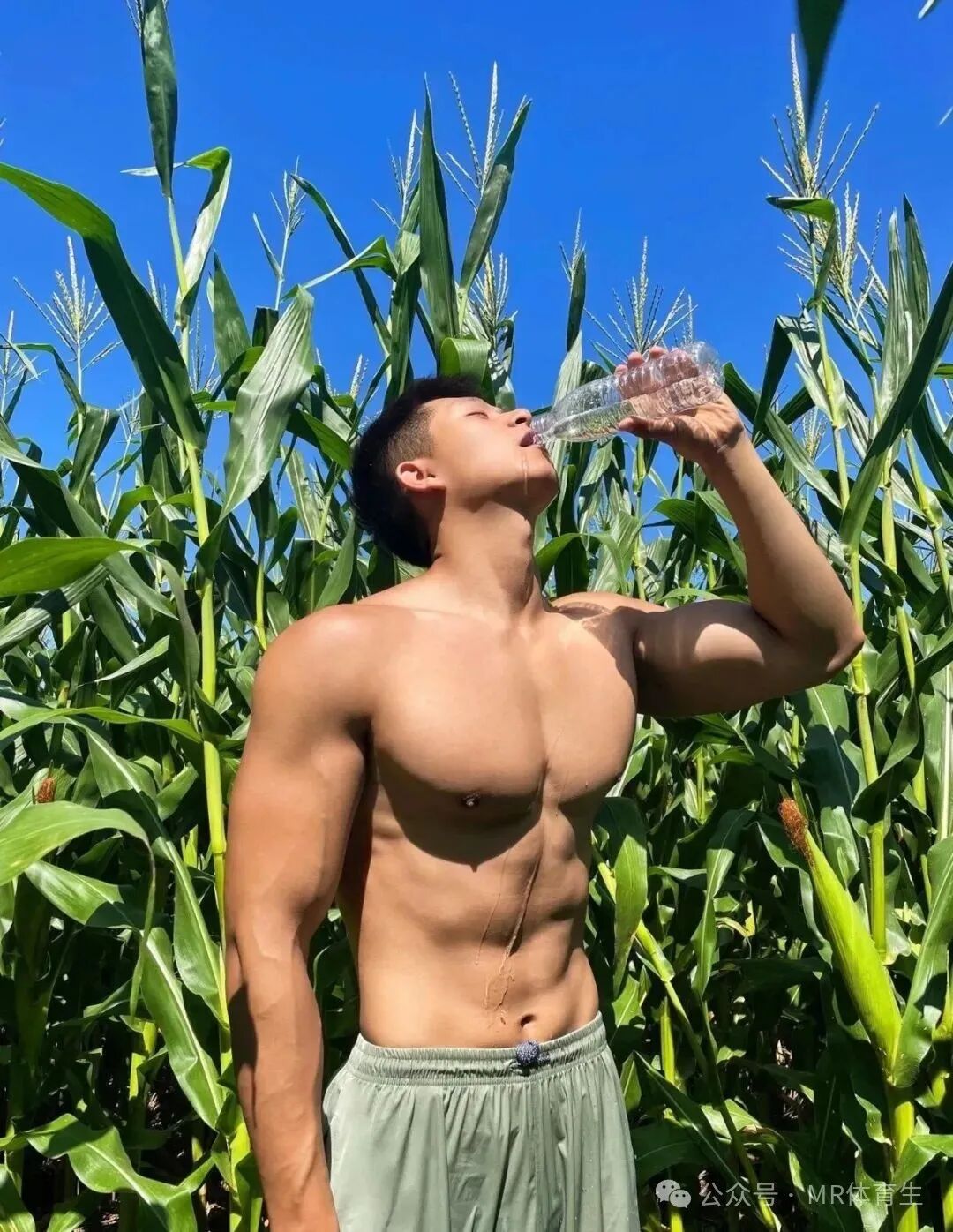 185CM山东肌肉汉子宽肩窄腰身材，又高又壮