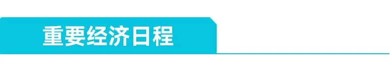 重要经济日程