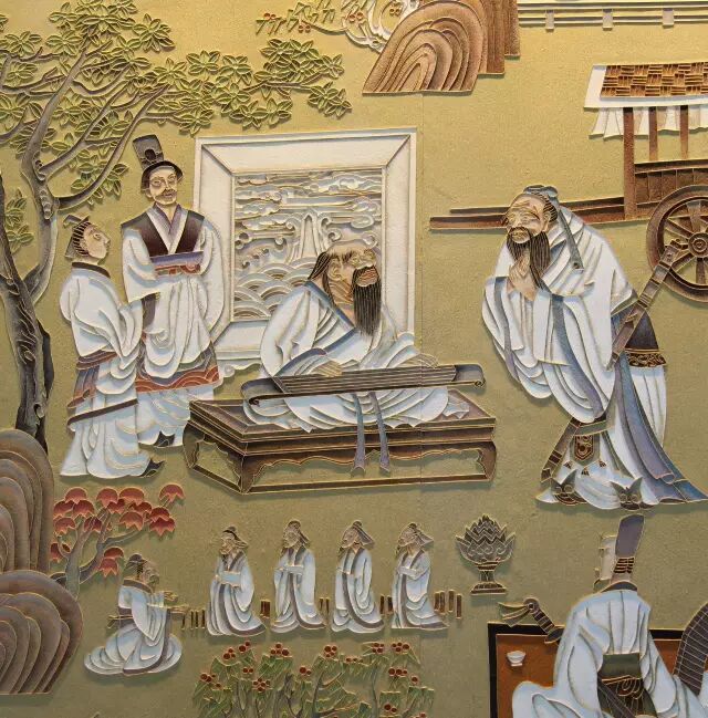 珐琅铂晶专利作品《孔子问礼》