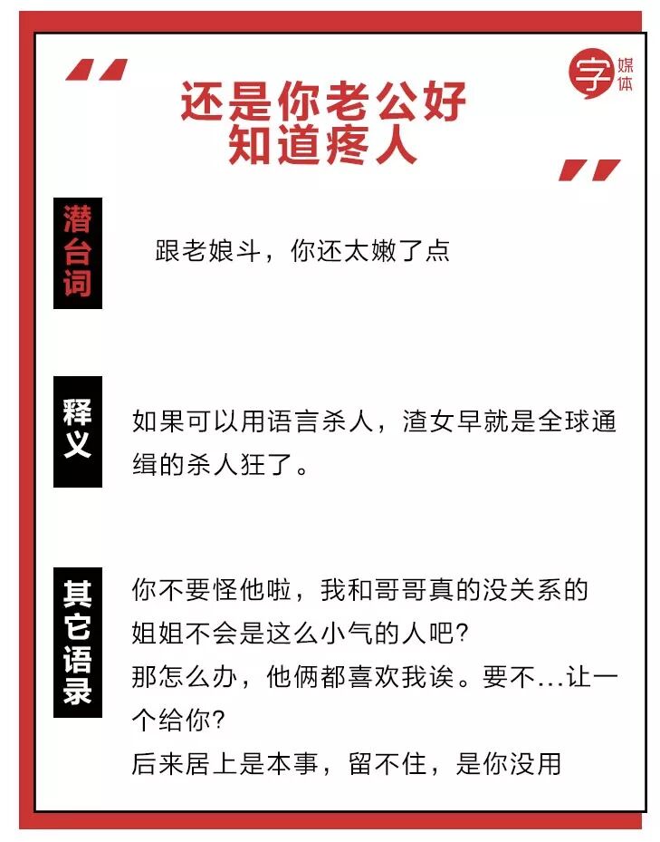 2019渣女语录大公开看到第几条你被气炸了