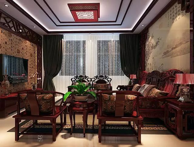 紅木裝修客廳，這才是中國風家居！ 家居 第15張