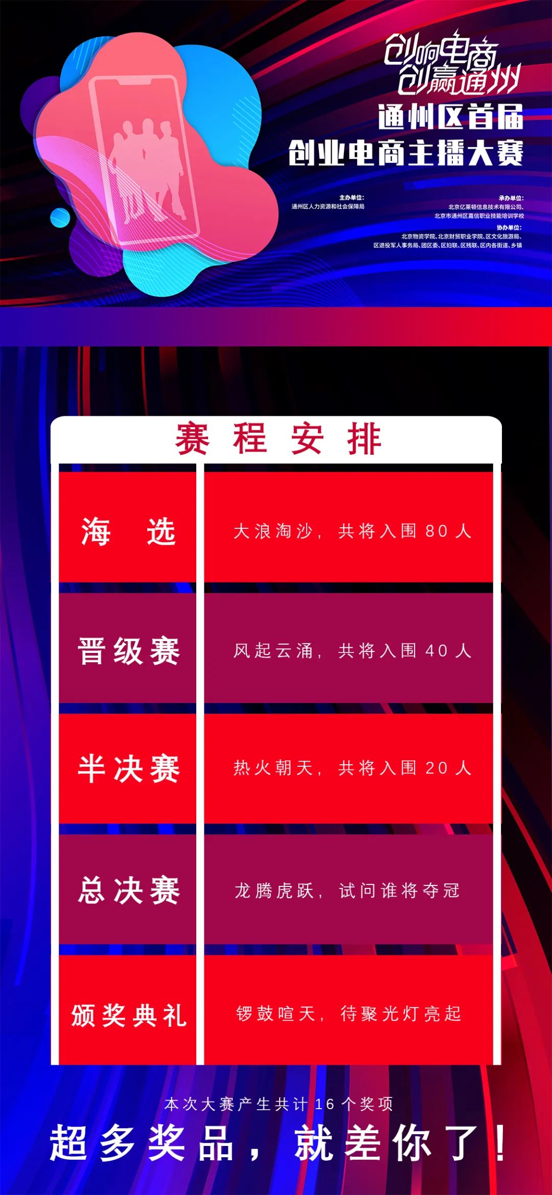 新兴职业！通州首批直播销售员培训开班！创业电商主播大赛火热报名中…