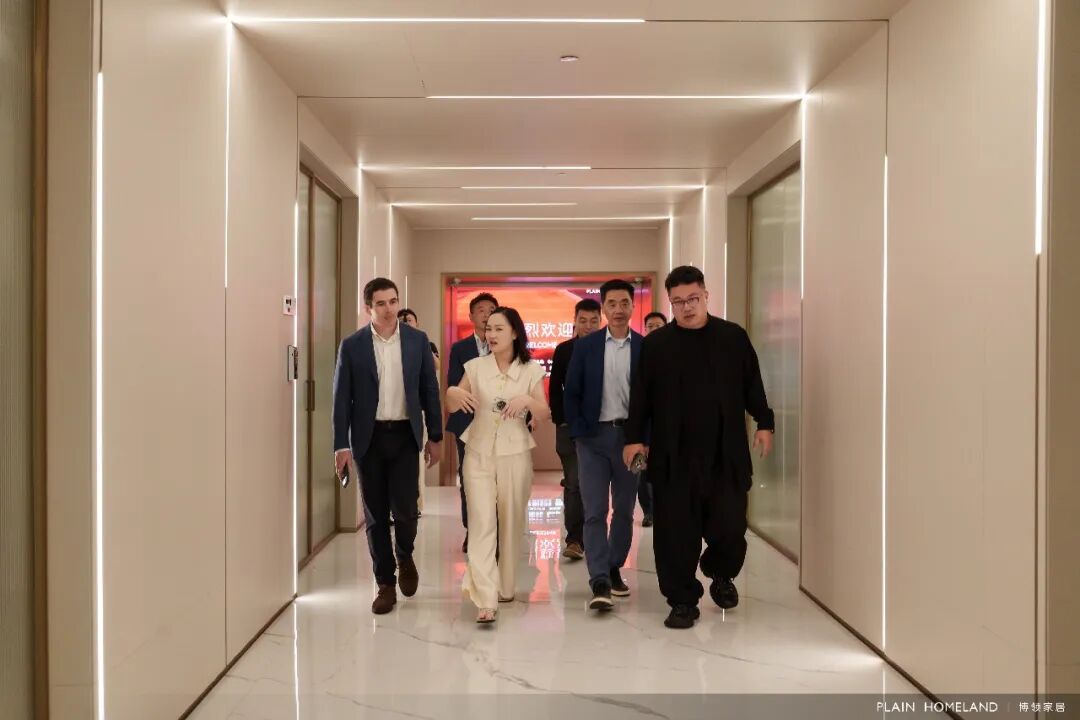 匠心相融·携手致远|热烈欢迎丝涟高层莅临博领家居交流指导
