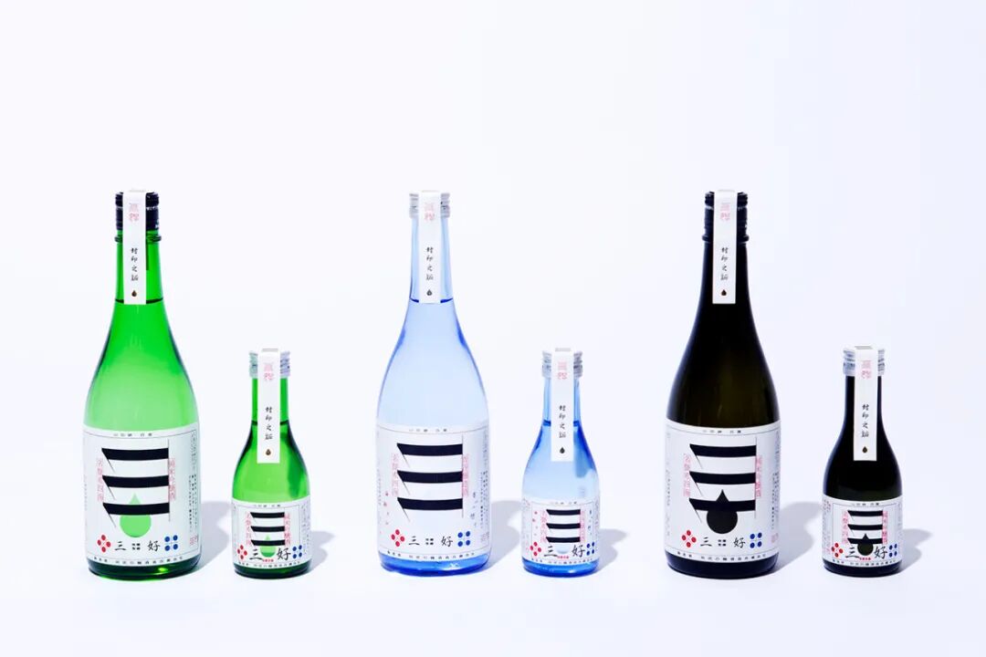 日本三好清酒包装设计
