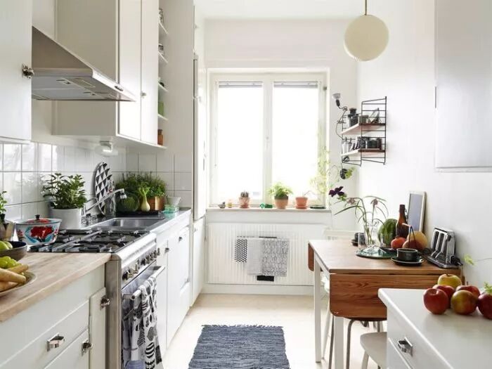 我家的厨房很小该怎么装？