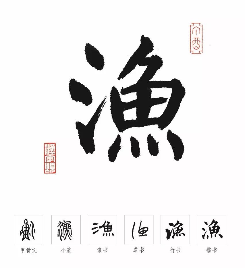 每日一字丨10月31日 漁 漢字體驗館 微文庫