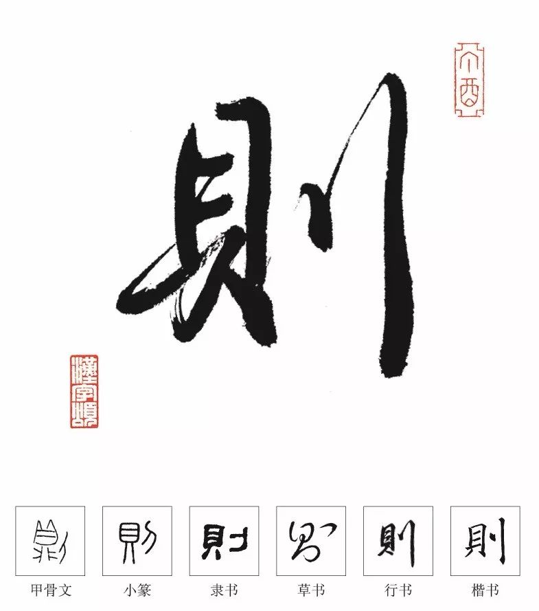 每日一字丨11月日 則 漢字型驗館 微文庫