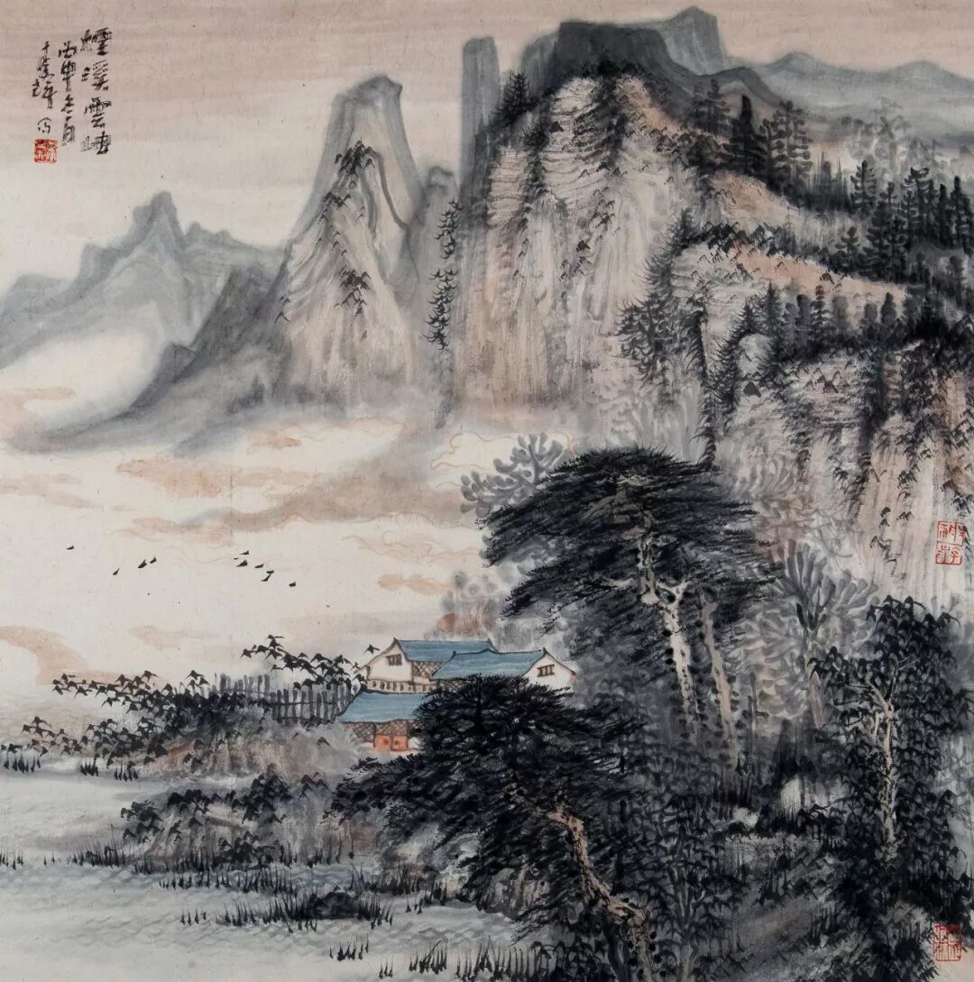 常熟展讯丨始于造化归于心源我国当代著名画家李辉先生艺术交流会