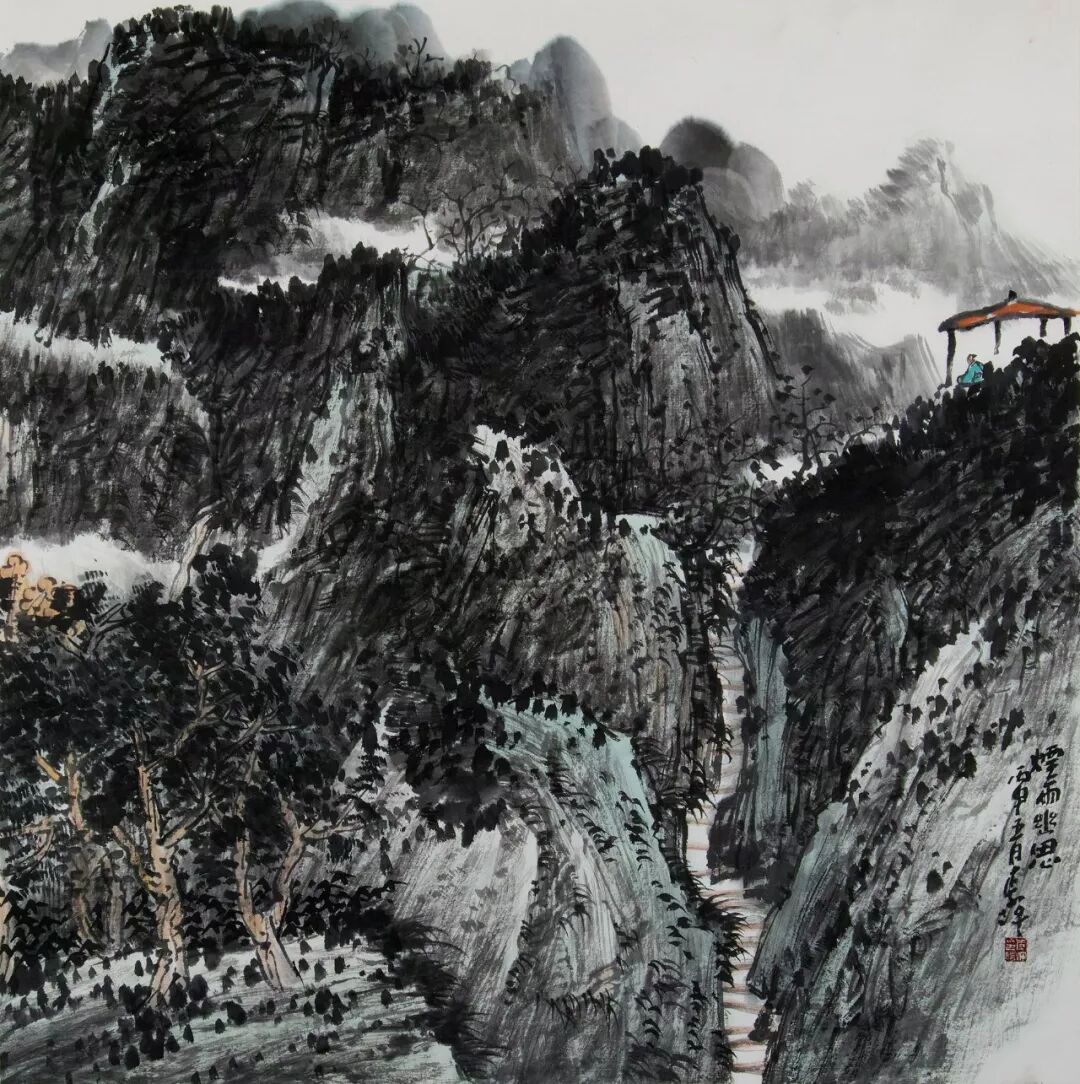 常熟展讯丨始于造化归于心源我国当代著名画家李辉先生艺术交流会