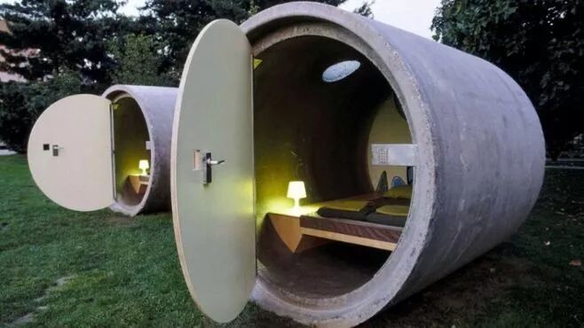 水泥管改造的民宿,超乎你的想象