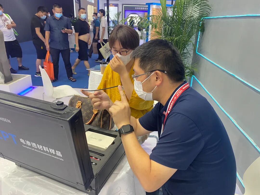 蒂安森电渗透展会第一天，现场人气满满