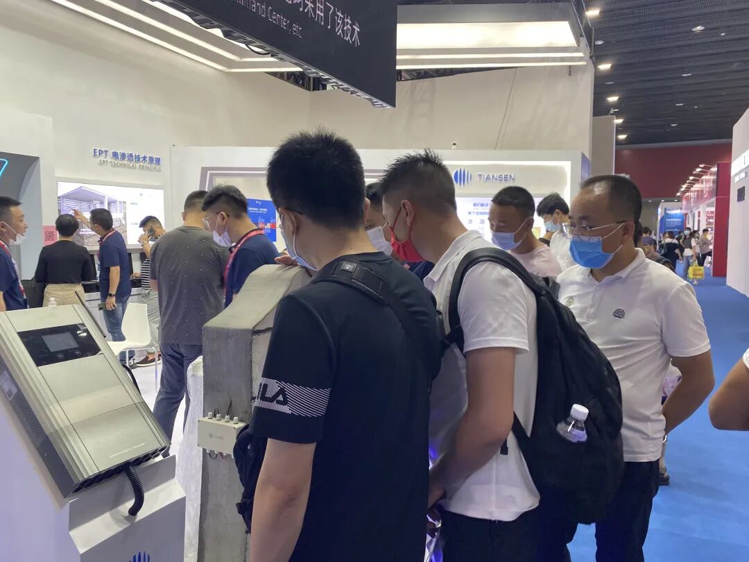 蒂安森电渗透展会第一天，现场人气满满