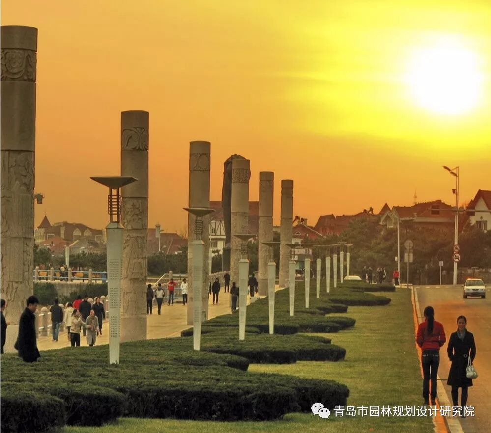 “青岛市东海路环境规划工程”入选全国勘察设计行业庆祝新中国成立70周年系列推举活动优秀园林设计项目