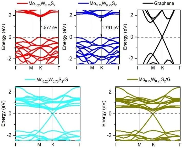 【MS纯计算】ChemPhysChem：可调带隙的MoxW1-xS2/石墨烯异质结的理论设计材料