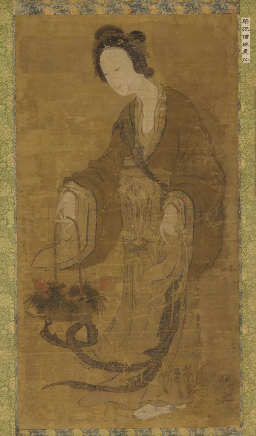 赏析｜（传）张僧繇绘《鱼篮观音图》