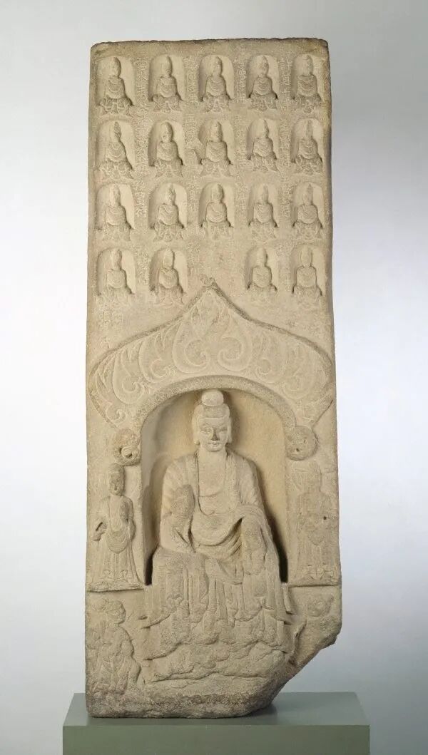 赏析｜北魏延昌元年石雕一佛二菩萨造像碑