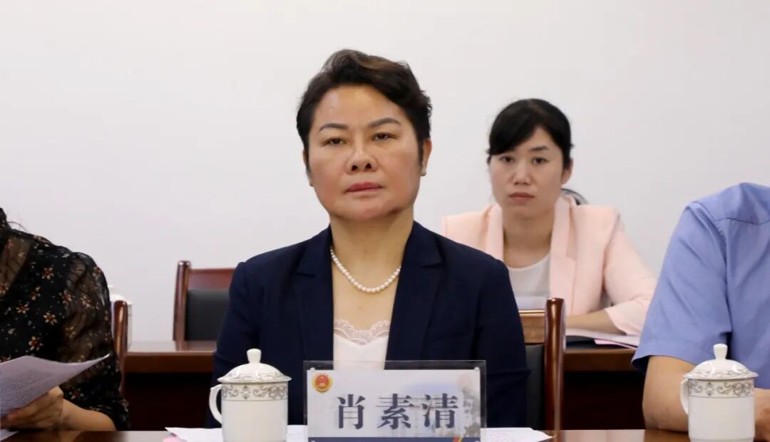 情况视察汇报会现场,柳州市人大常委会副主任,党组副书记梁日春讲话