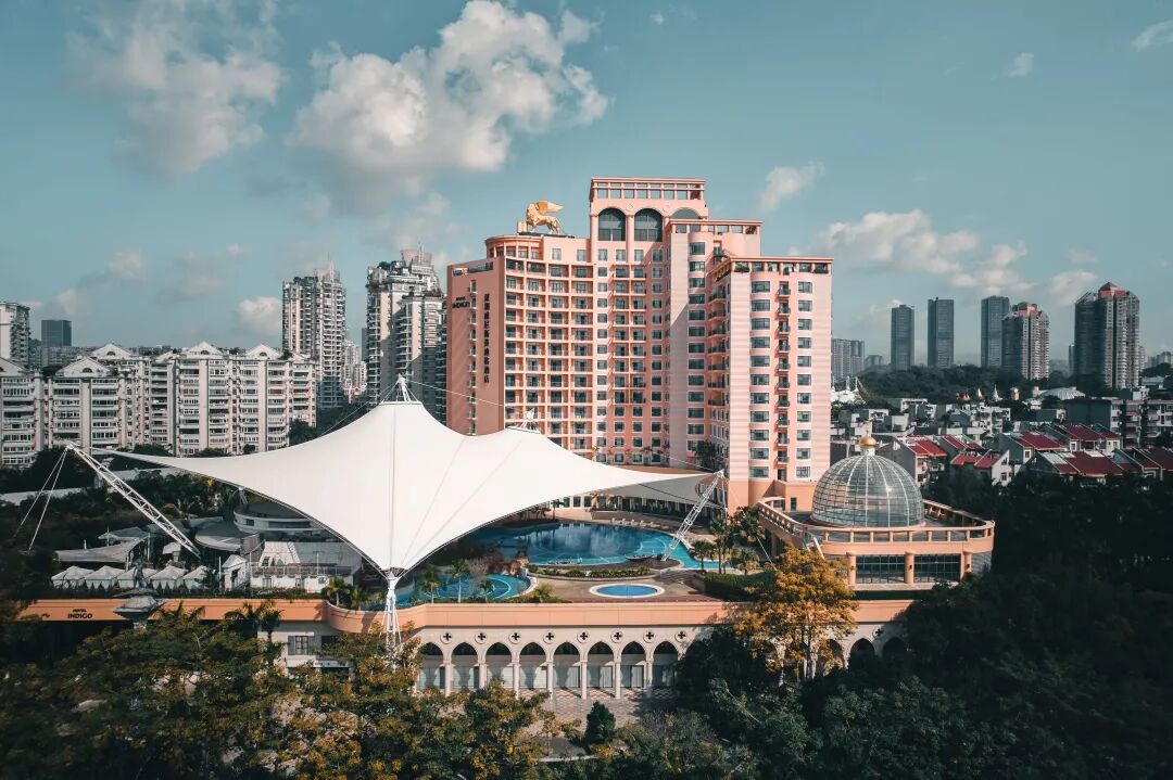 整个酒店设计感十足,装修风格很出片,不用出国就能感受到浪漫的威尼斯
