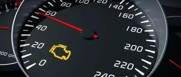 发动机故障灯亮一会就灭了是什么原因？