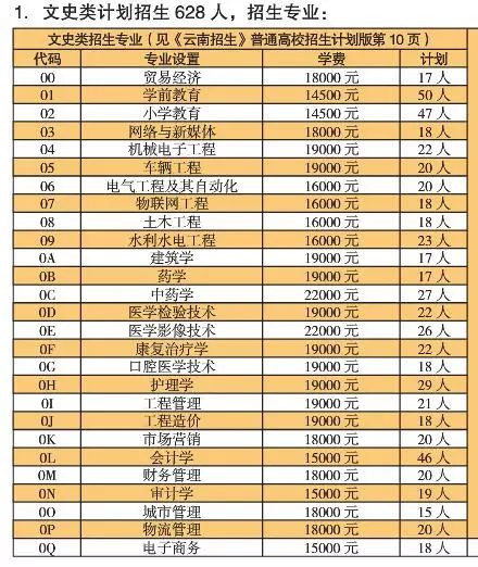 云南大学滇池学院收费标准_云南滇池学院学费2021_云南滇池学院学费