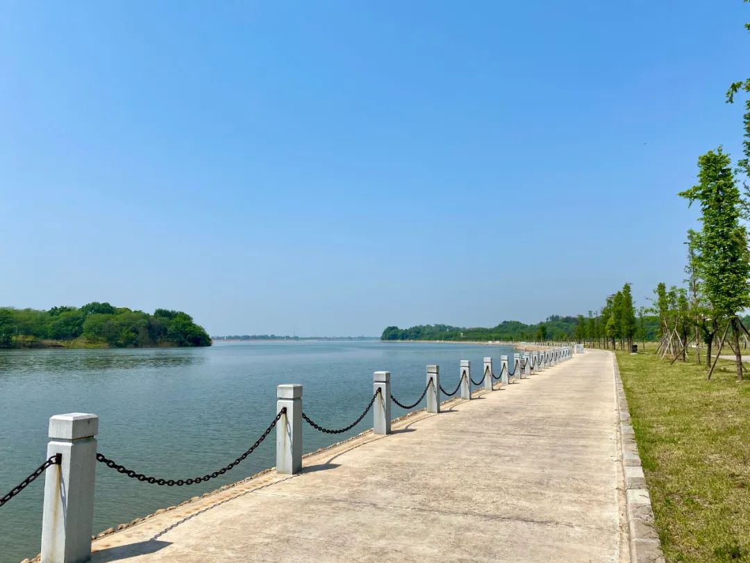 吹吹風賞賞景蘭溪水利風景線五一休閒好去處