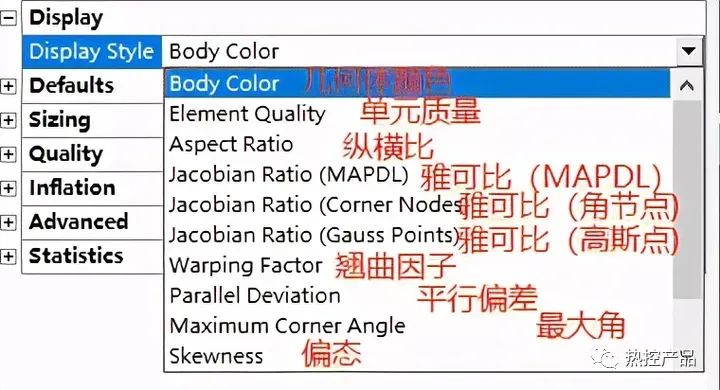 Ansys Workbench网格控制之——全局网格控制的图2