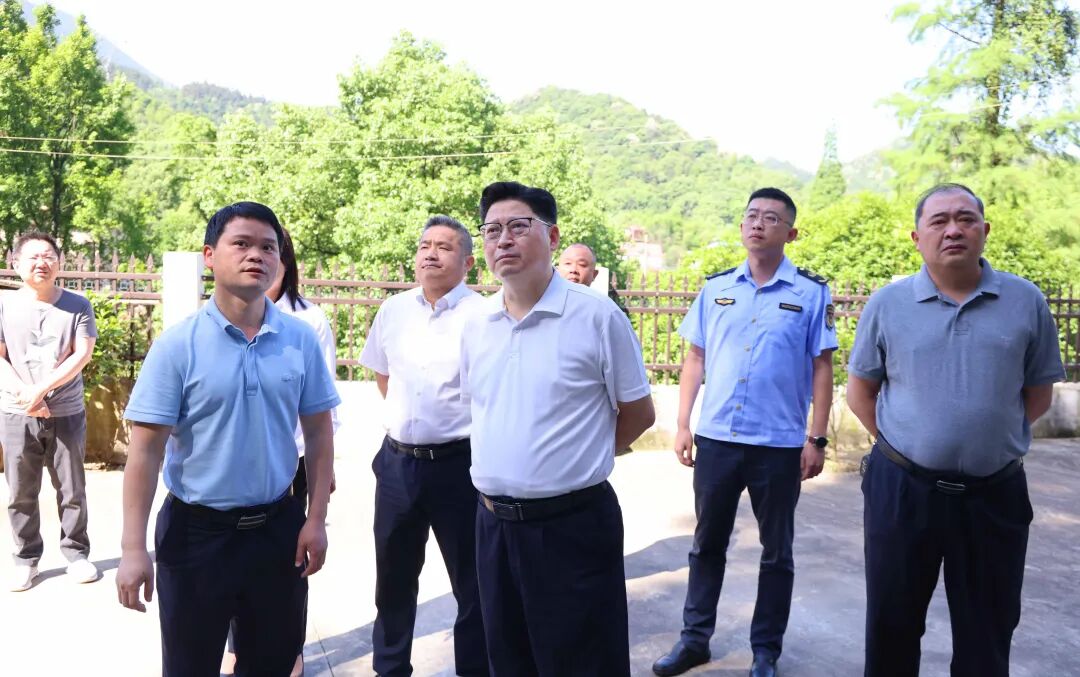 陈立,廖云剑等区领导参加调研.