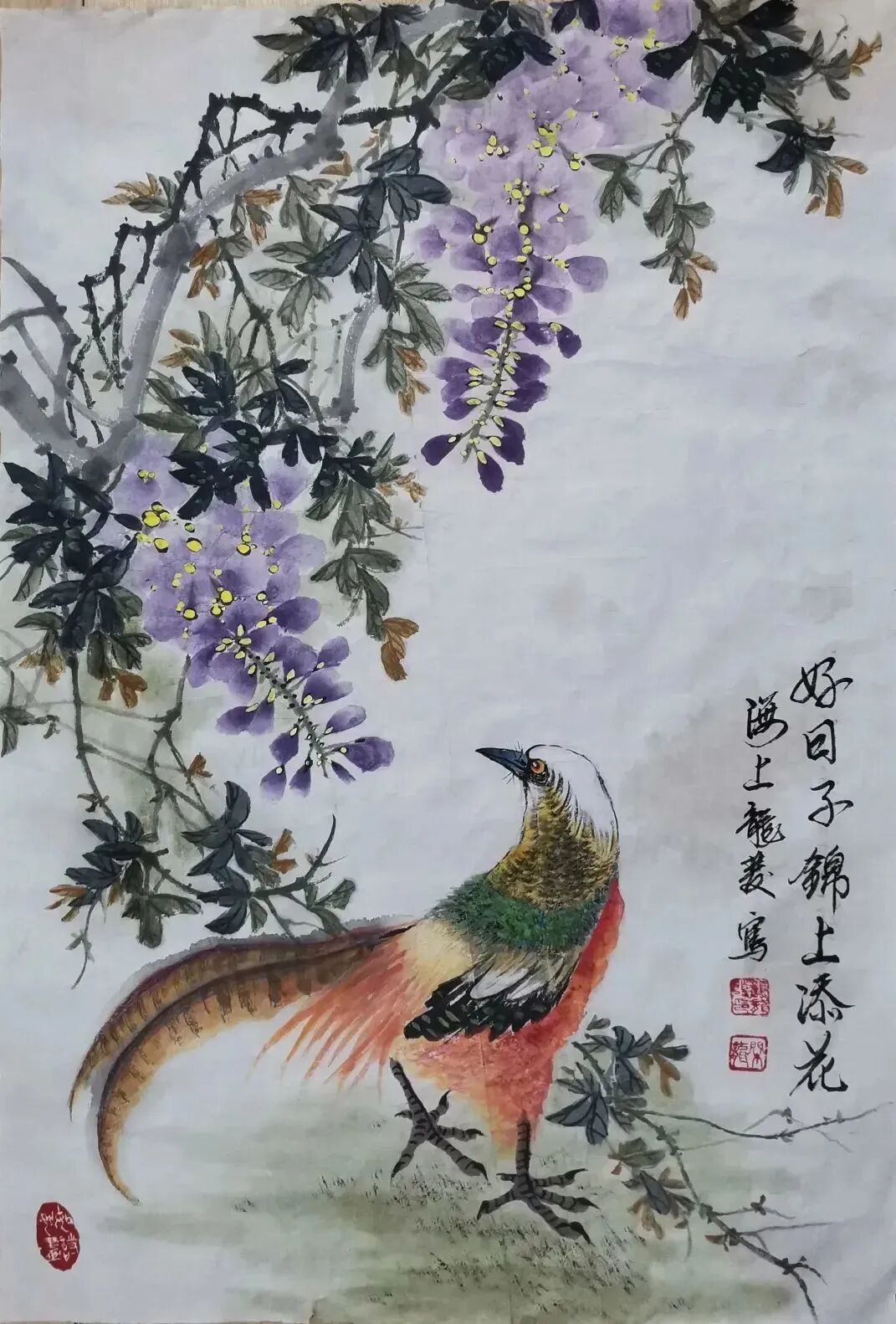 杨浦的他们用画笔描绘幸福生活