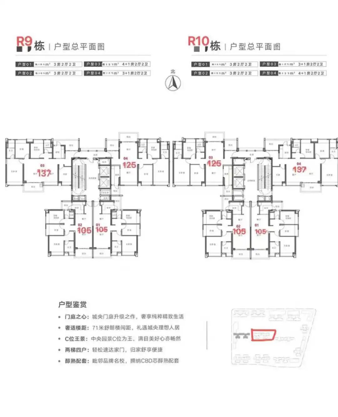 黄埔富颐华庭开始认购R9、R10栋，户型图来啦！