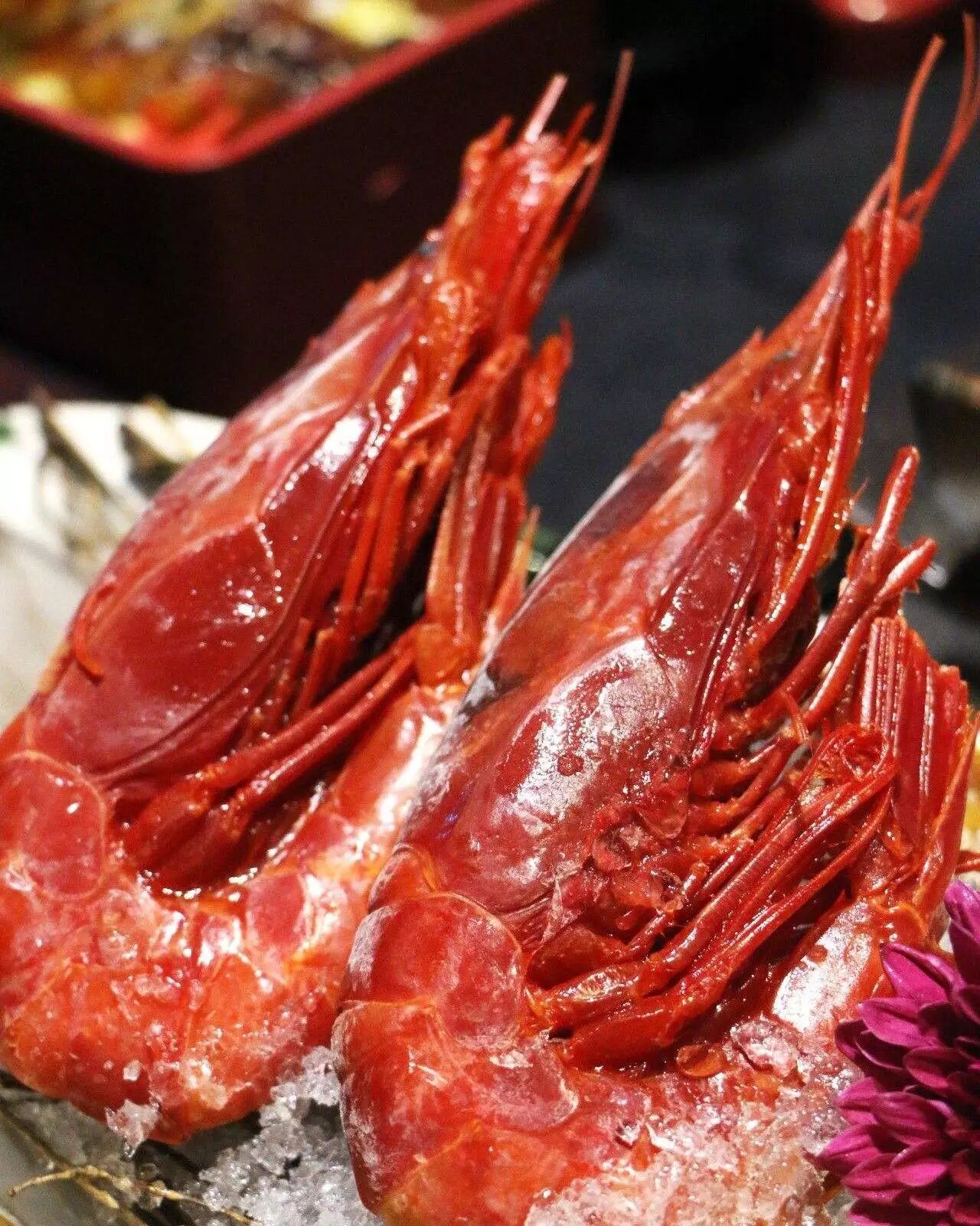 关于阿根廷红虾的红 阿根廷红虾天生就是红色.